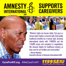 Amnesty International Supports Caregivers